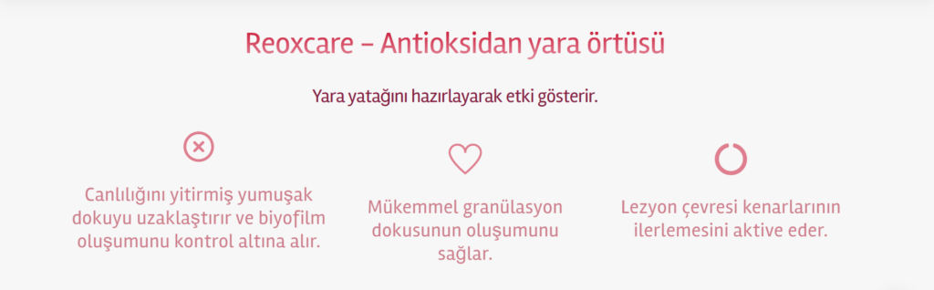 reoxcare yara örtüsü mederniz medikal